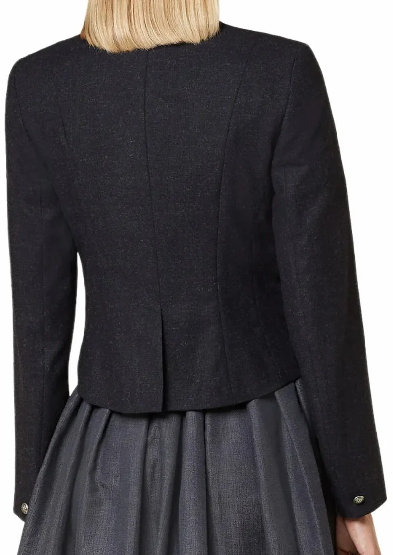 Womens Dark Grey Trachten Jacket