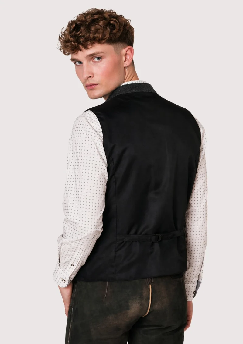 Mens Classic Charcoal Alpine Vest