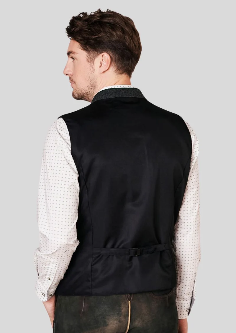 Mens Classic Charcoal Alpine Vest