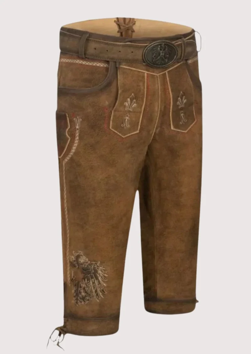 Mens Alpine Classic Tan Bundhosen