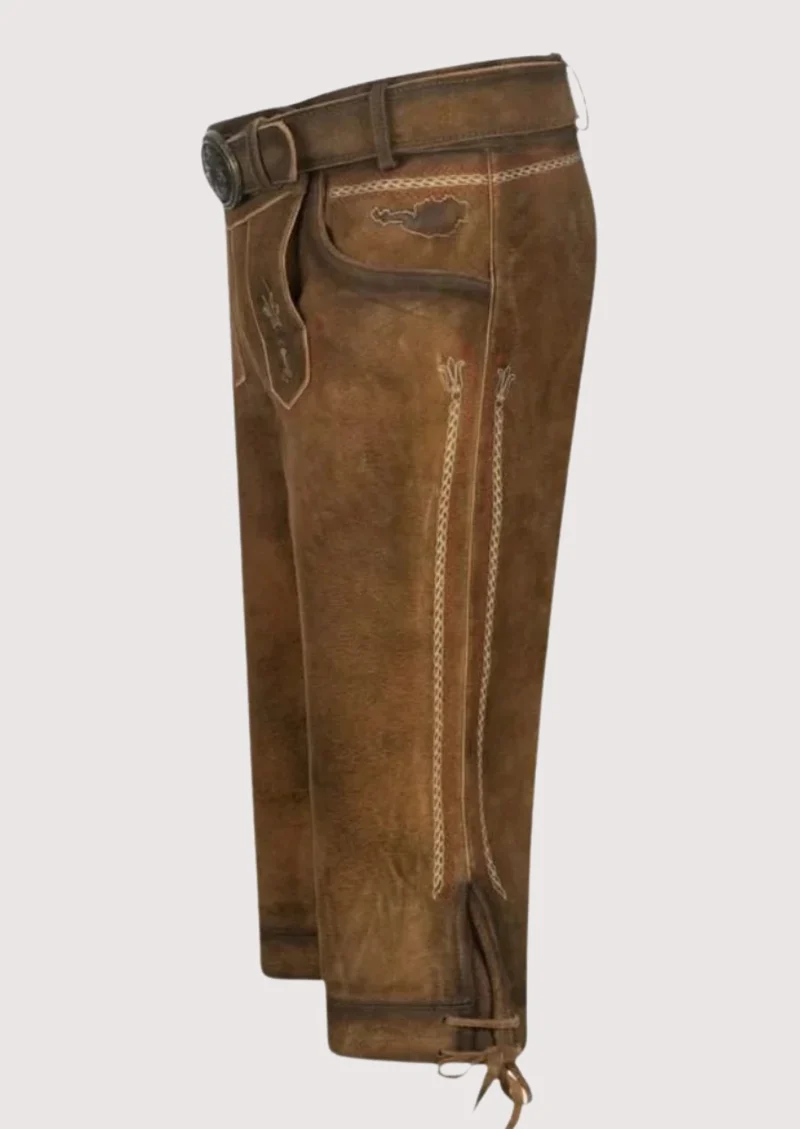 Mens Alpine Classic Tan Bundhosen