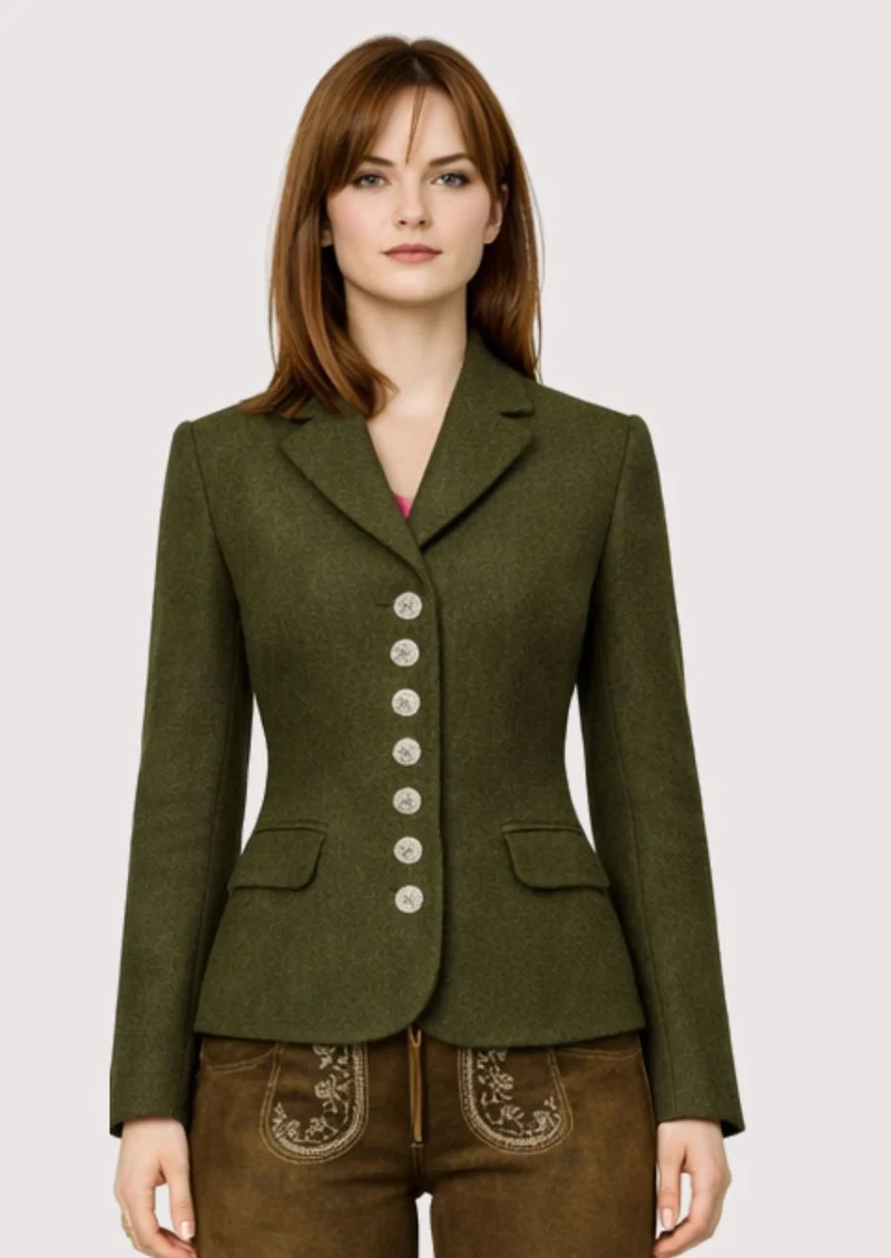 Women’s Olive Green Trachten Jacket
