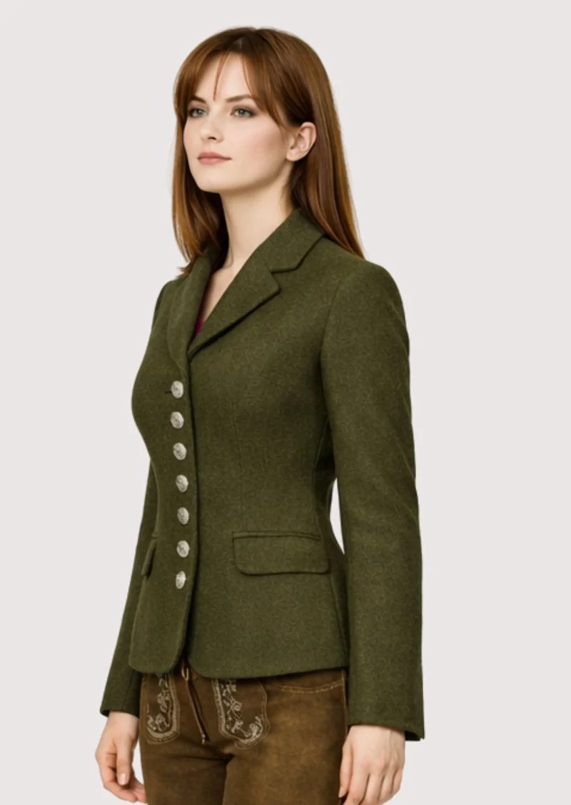 Women’s Olive Green Trachten Jacket