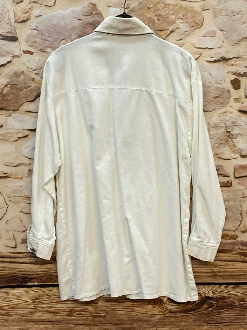 Trachtenhemd Herren natur Gr. 40 Moser