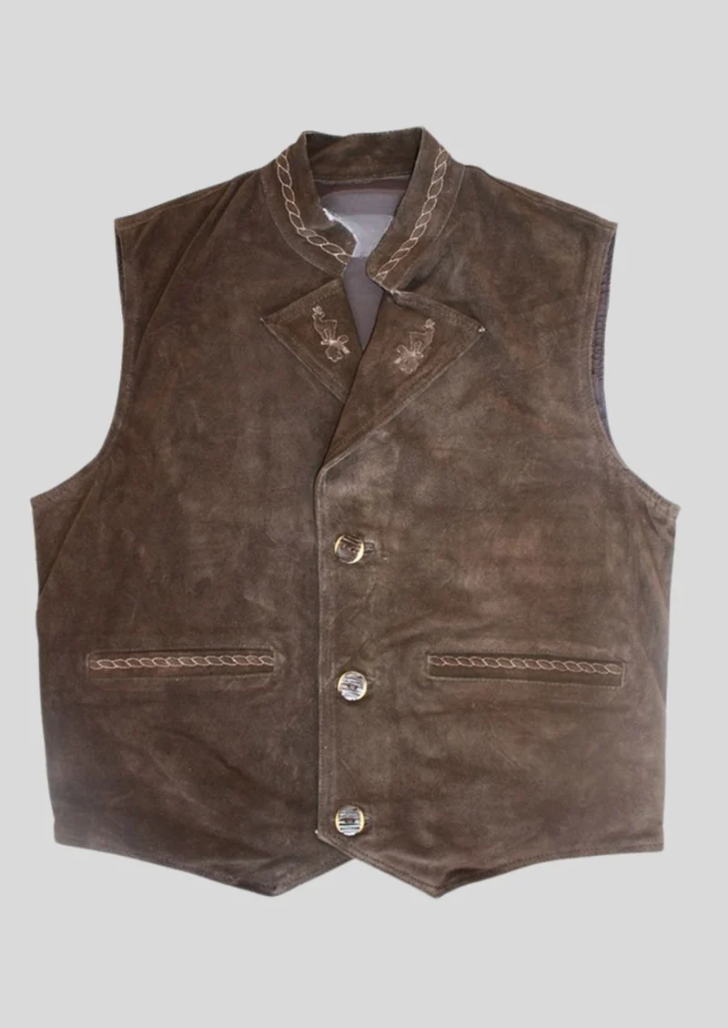 Classic Suede Leather Vest