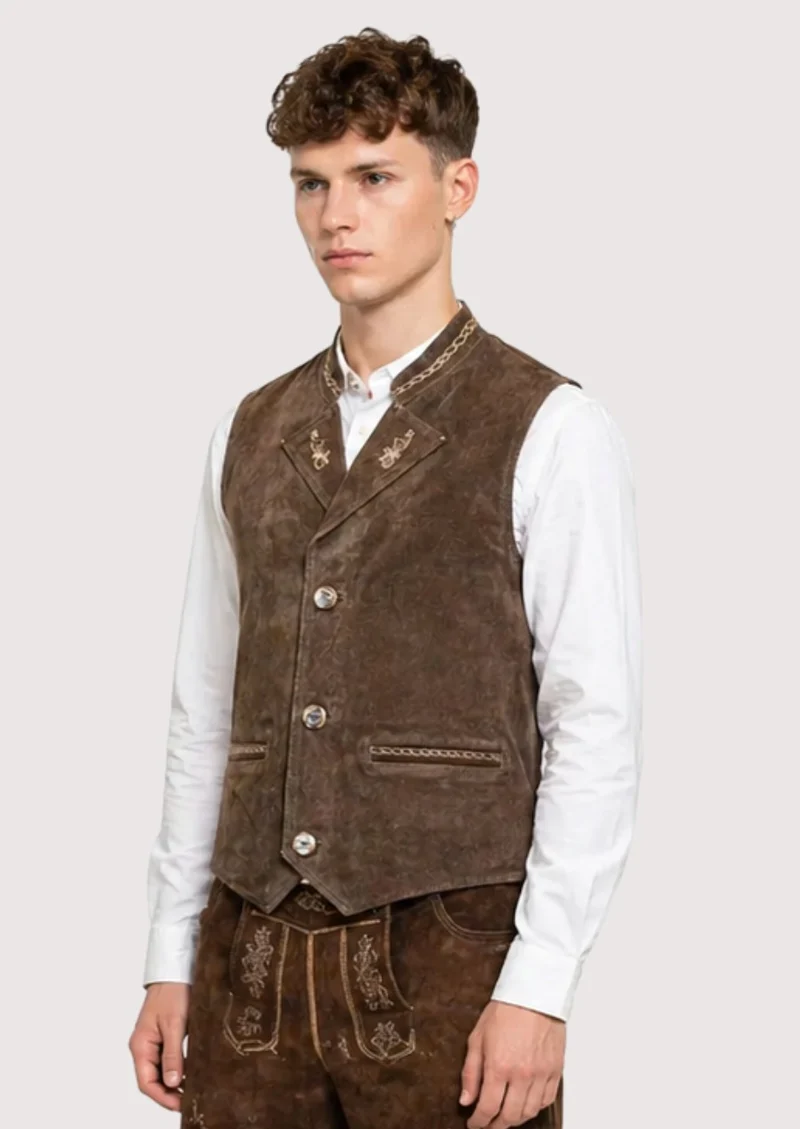 Classic Suede Leather Vest