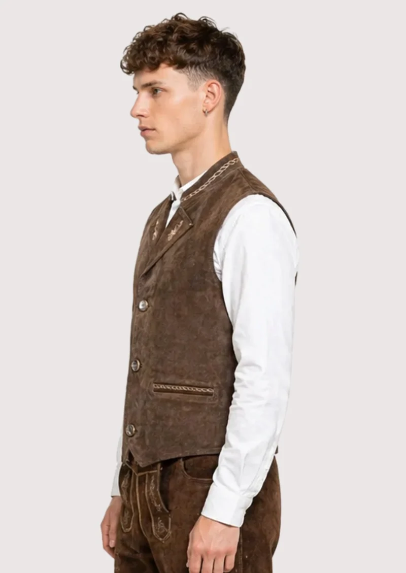 Classic Suede Leather Vest