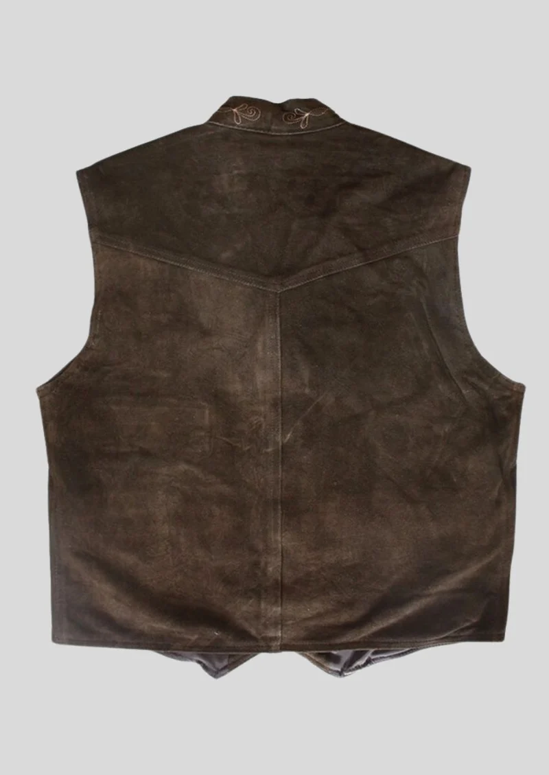 Classic Suede Leather Vest