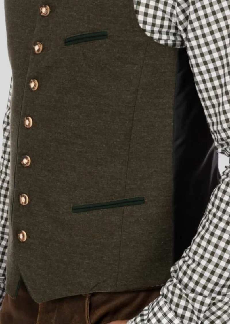 Alpine Warmth Wool Vest – Classic Trachten Design