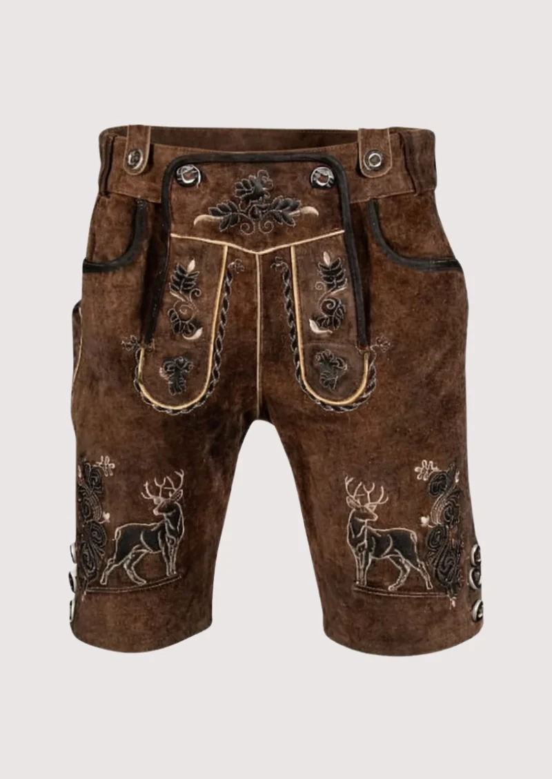 Men’s Rustic Leather Lederhosen