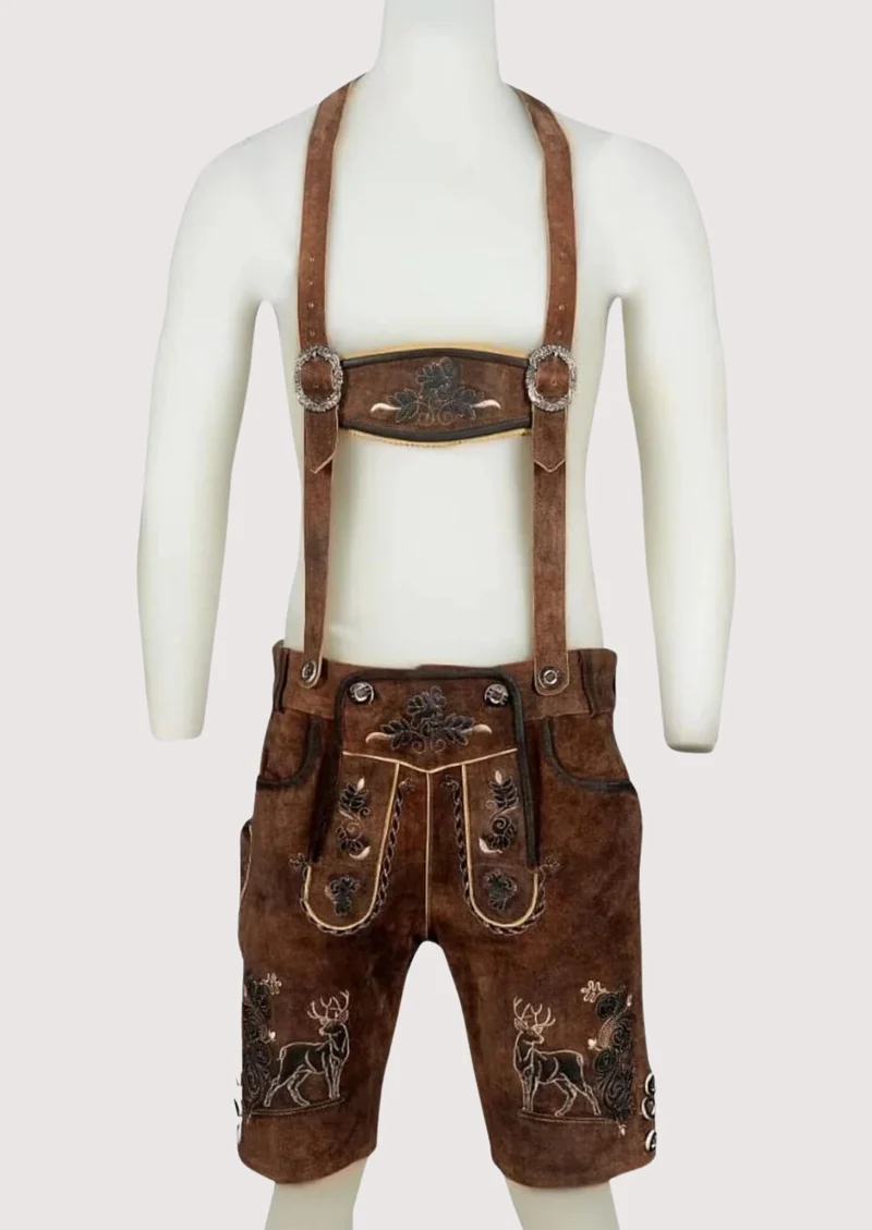 Men’s Rustic Leather Lederhosen