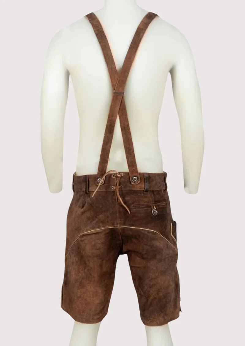 Men’s Rustic Leather Lederhosen