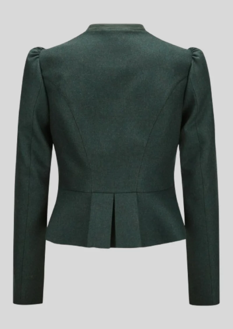 Women Forest Green Trachten Jacket
