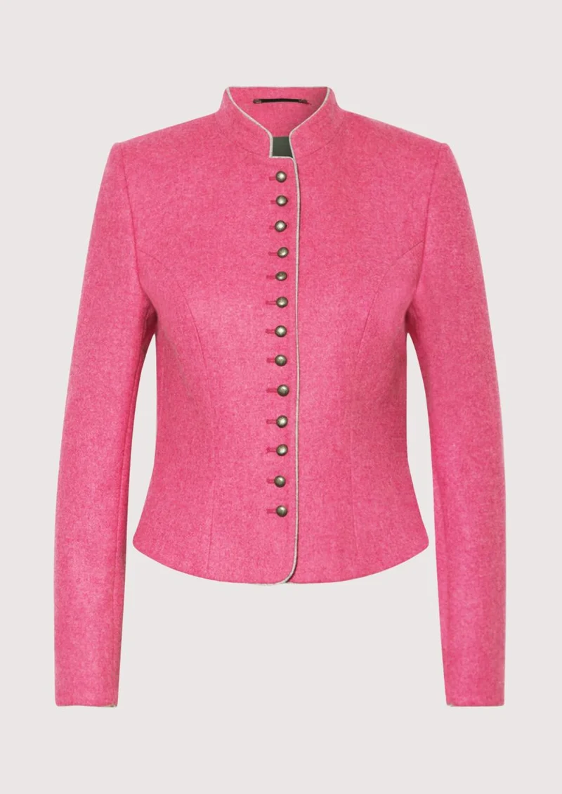 Womens Pink Trachten Jacket Classic
