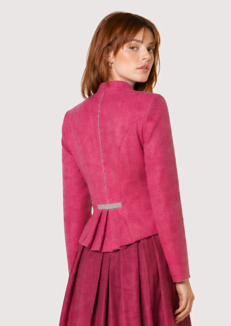 Womens Pink Trachten Jacket Classic