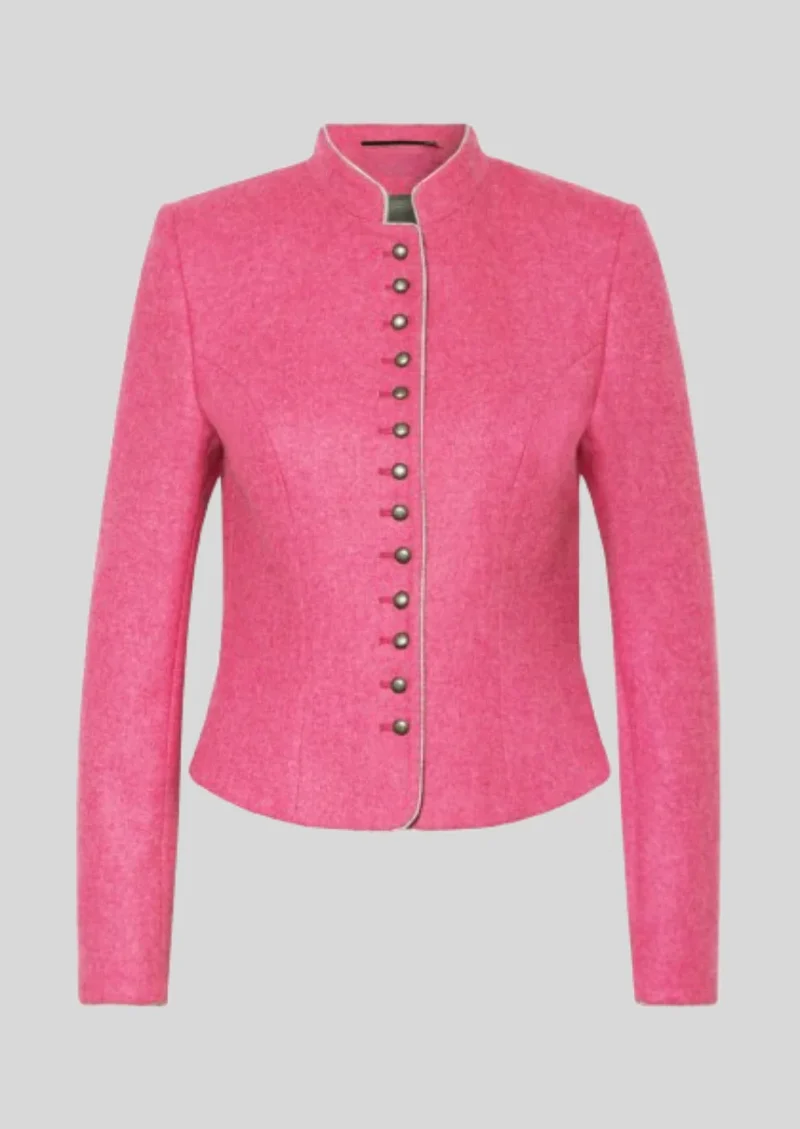 Womens Pink Trachten Jacket Classic