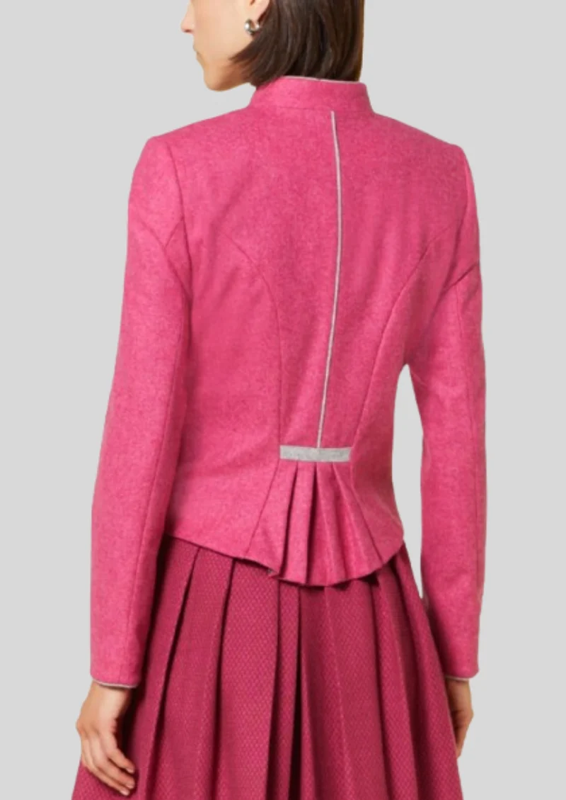 Womens Pink Trachten Jacket Classic