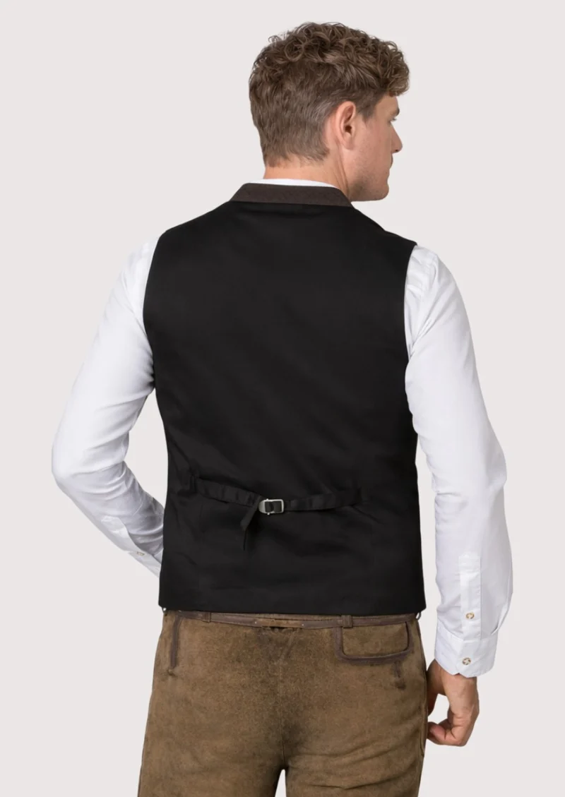 Luxury Brown Trachten Vest – Perfect for Any Occasion