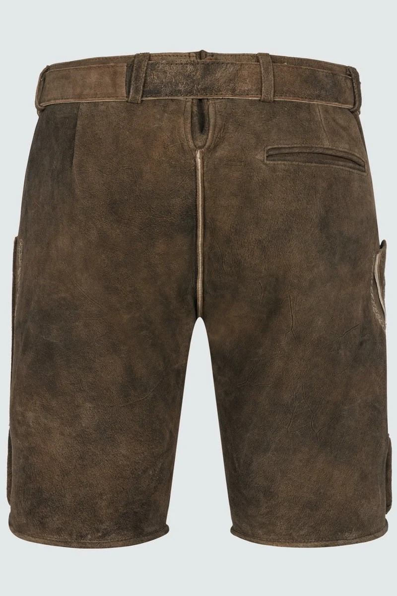 Kruger Men's Lederhosen "Quan" brown