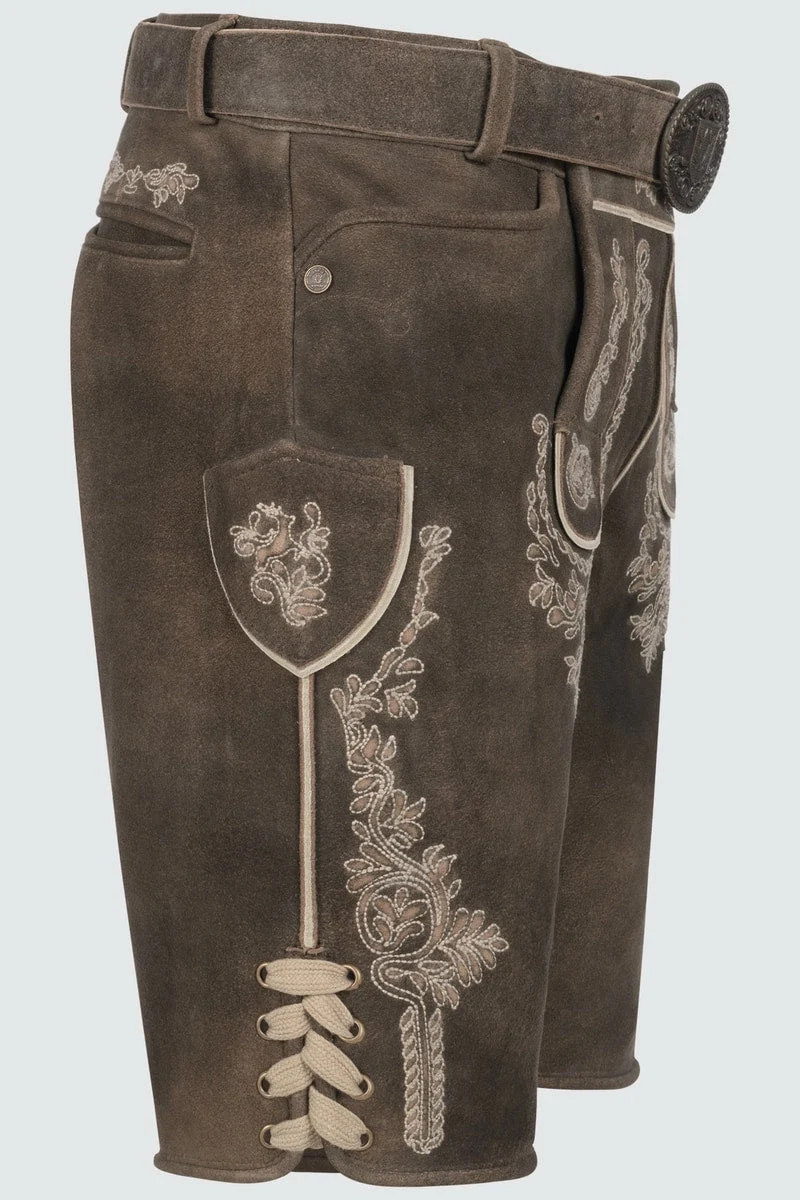 Kruger Men's Lederhosen "Olias" brown