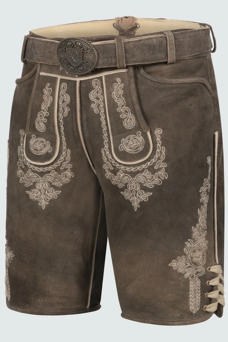 Kruger Men's Lederhosen "Olias" brown