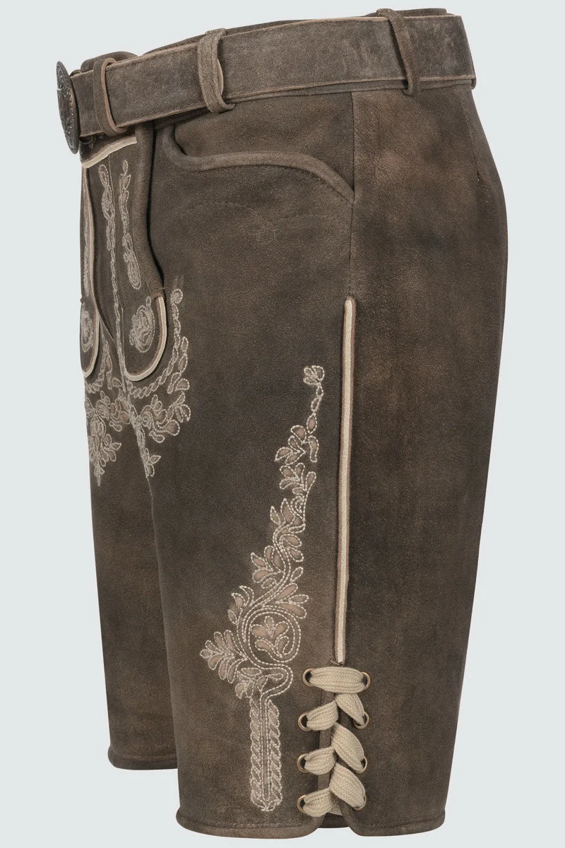 Kruger Men's Lederhosen "Olias" brown