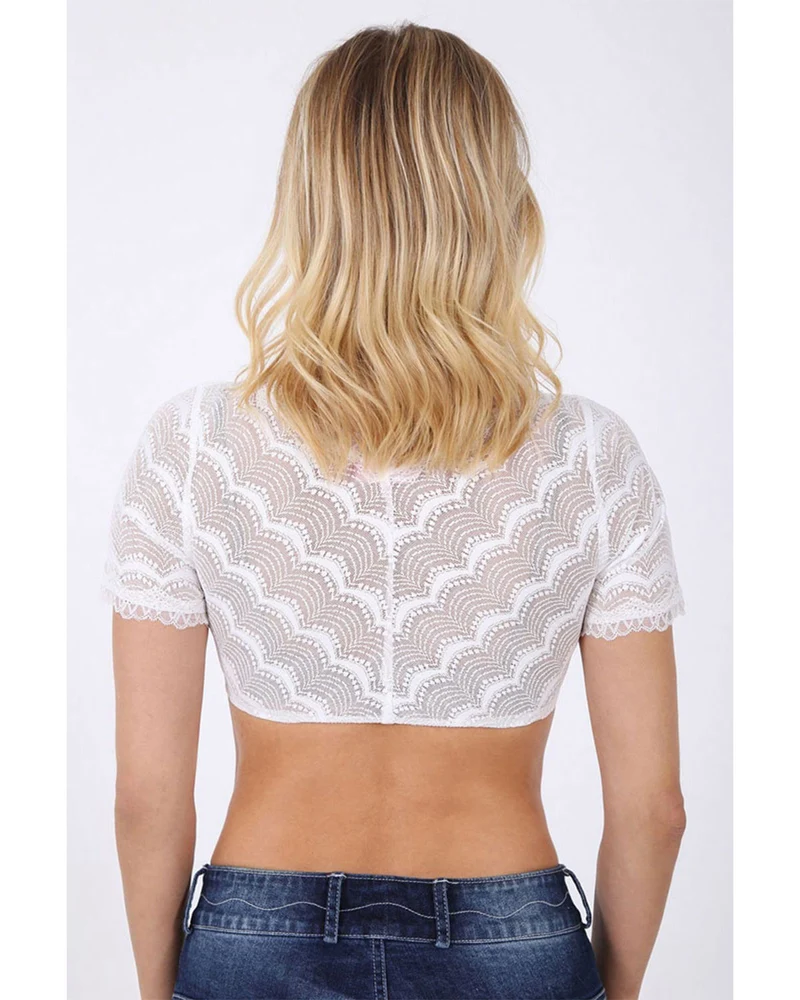 Krüger MADL Damen Dirndlbluse "Diane" 312361 - Ecru