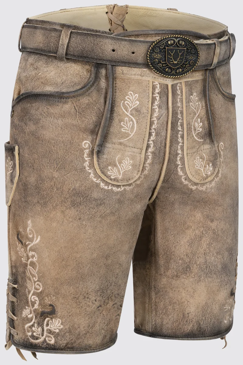 Kruger Men's Lederhosen "Melo" light brown