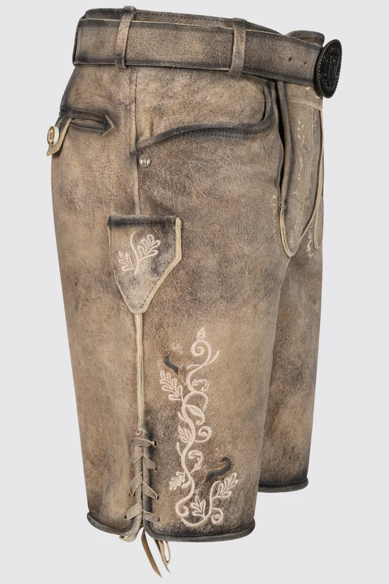 Kruger Men's Lederhosen "Melo" light brown