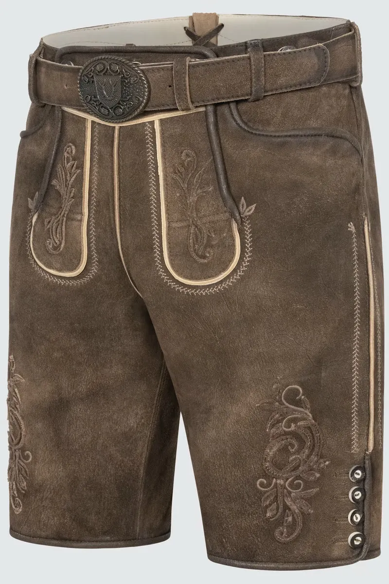 Kruger Men's Lederhosen "Jendrik" brown
