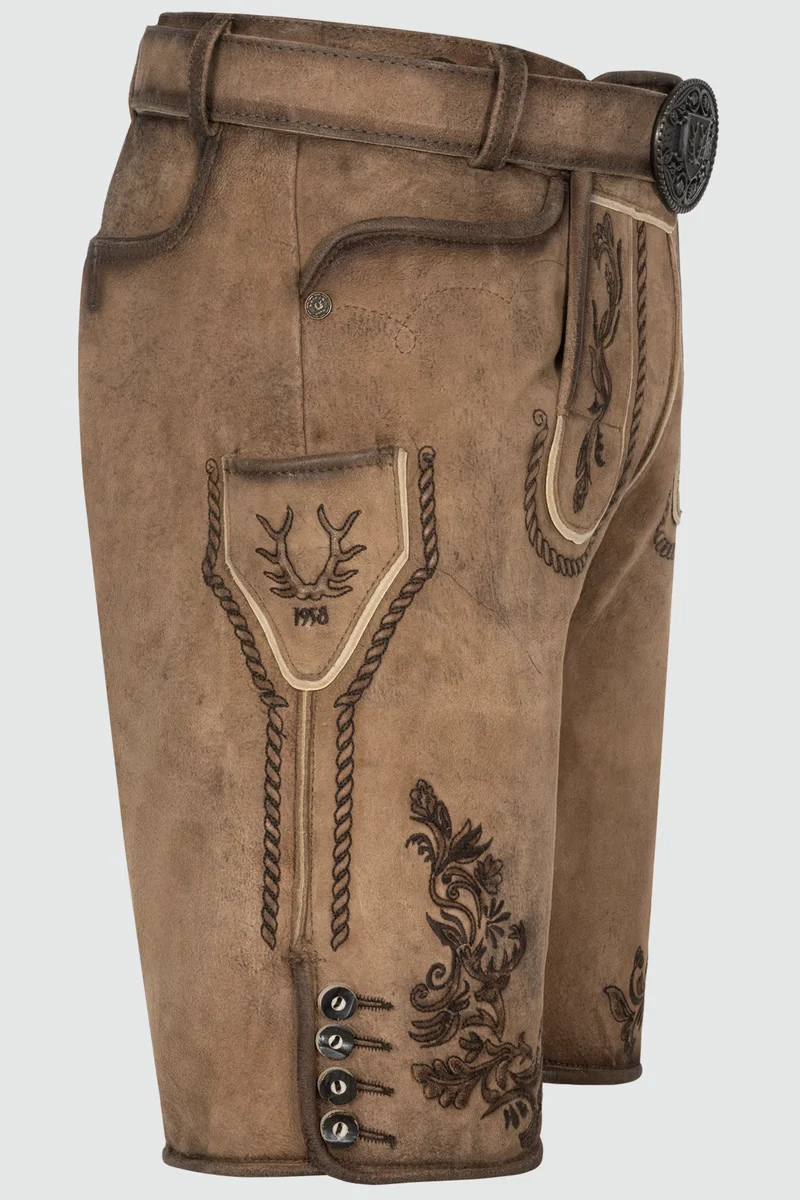 Kruger Men's Lederhosen "Devian" brown