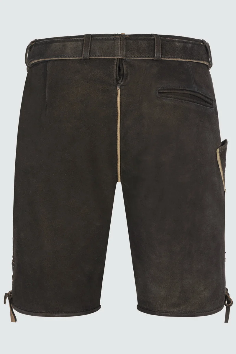 Kruger Men's Lederhosen "Balian" dark brown