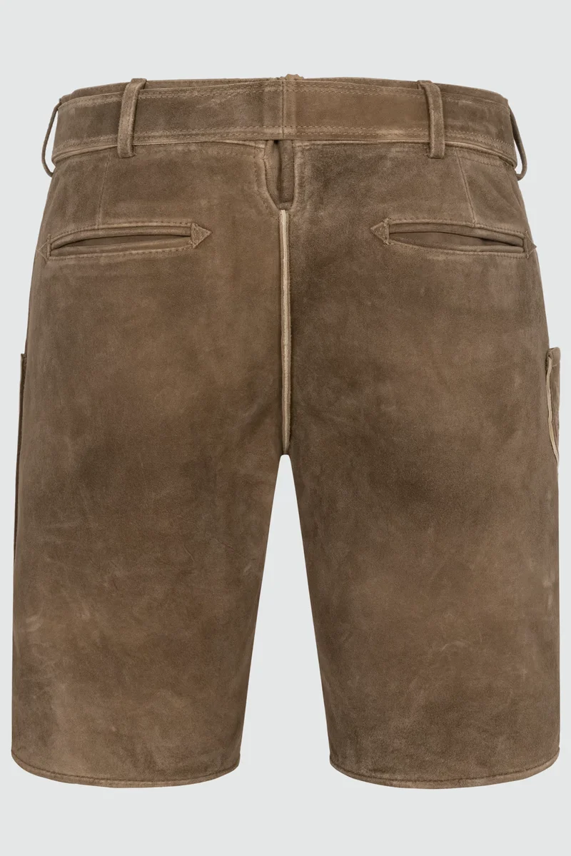 Kruger Men's Lederhosen "Alex" with Suspenders