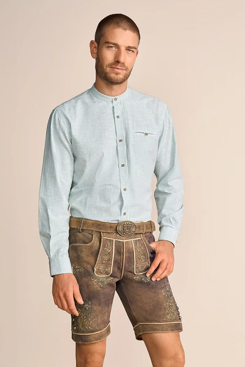 Krueger Traditional Long Sleeve Shirt "Marcin" green