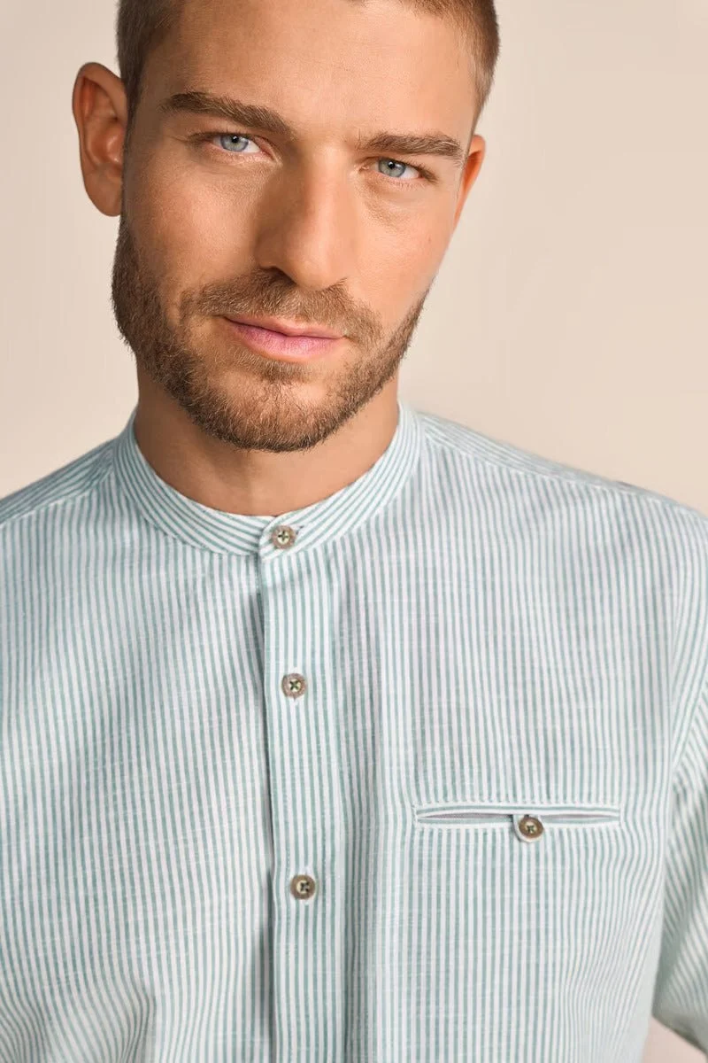 Krueger Traditional Long Sleeve Shirt "Marcin" green