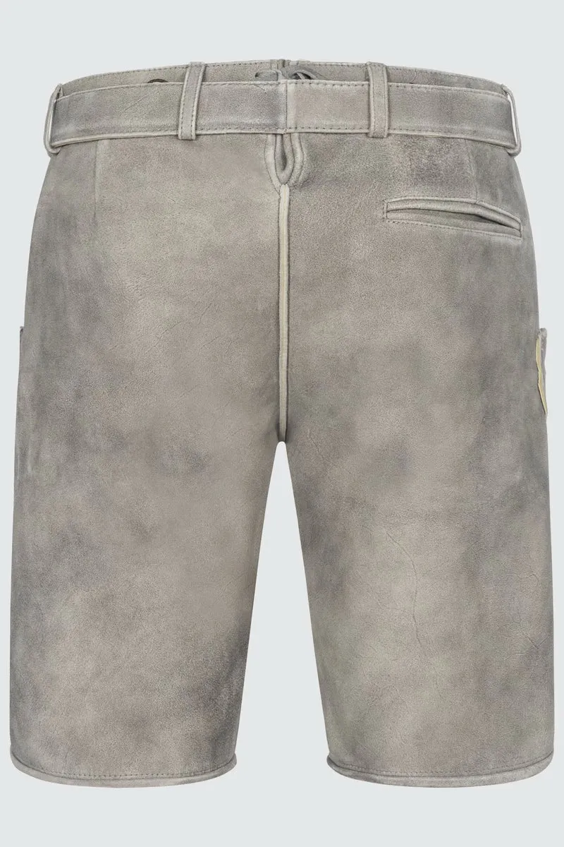 Kruger Men's Lederhosen "Ulfs" gray