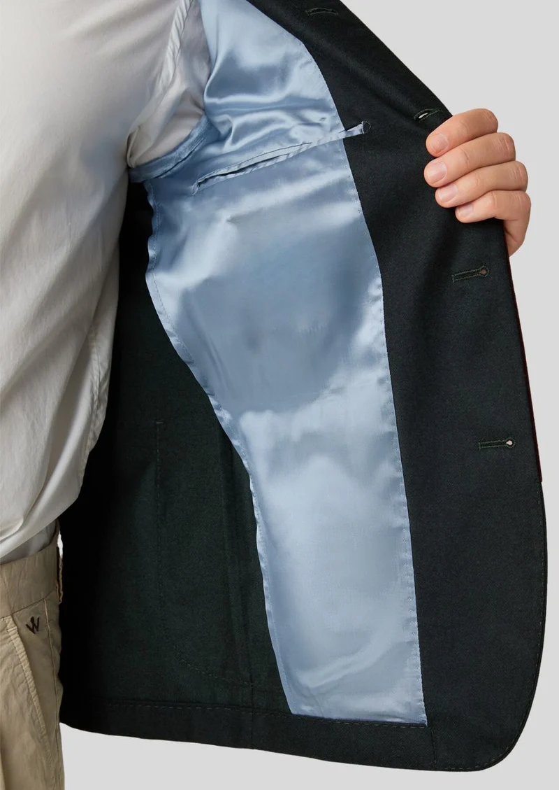 Mens Black Velvet Trim Alpine Fit