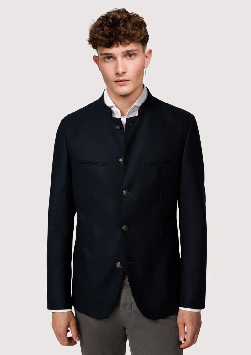 Mens Elegant Navy Alpine Jacket