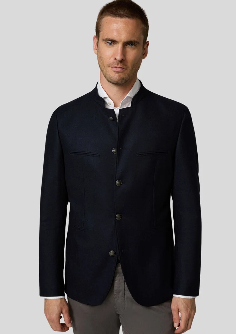 Mens Elegant Navy Alpine Jacket