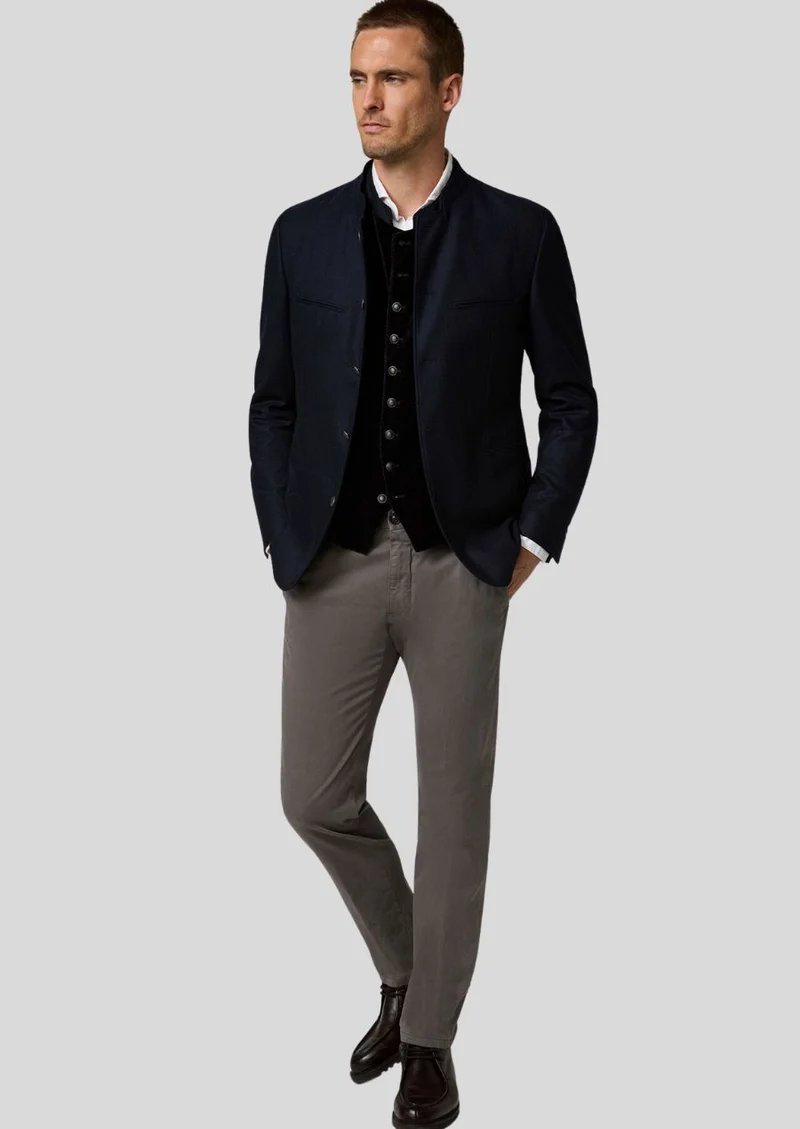 Mens Elegant Navy Alpine Jacket