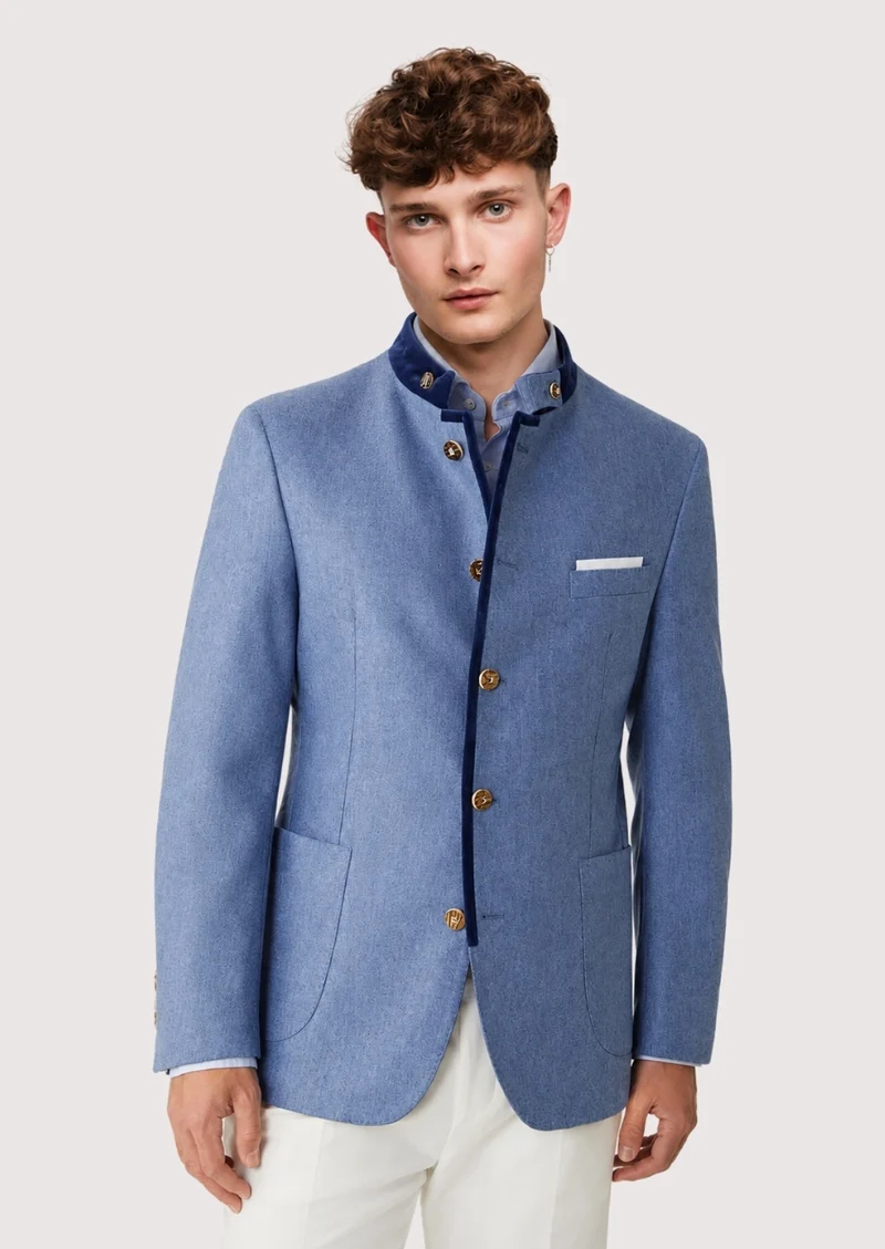 Mens Sky Blue Alpine Coat