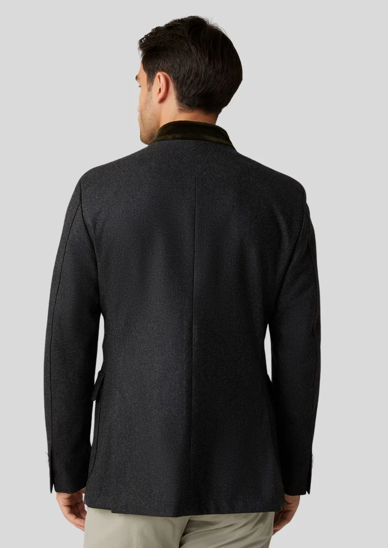 Mens Black Bavarian Alpine Coat
