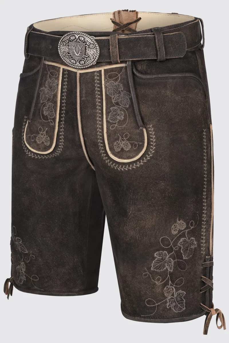 Kruger Men's Lederhosen "Nikolas" dark brown