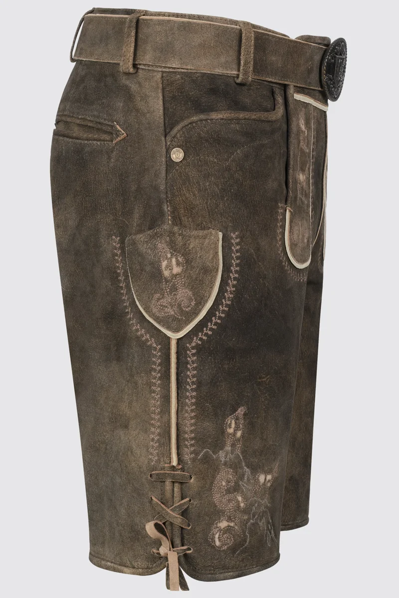 Kruger Men's Lederhosen "Deniz" brown