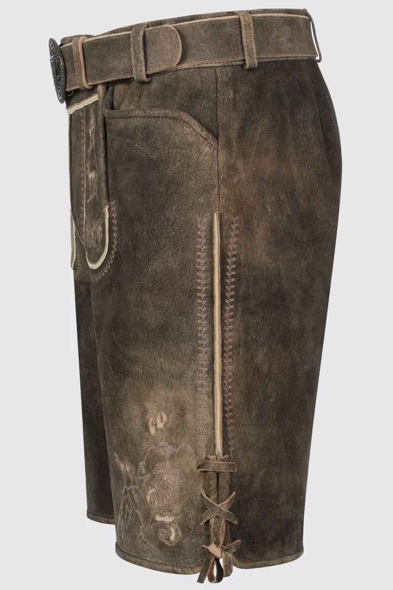 Kruger Men's Lederhosen "Deniz" brown