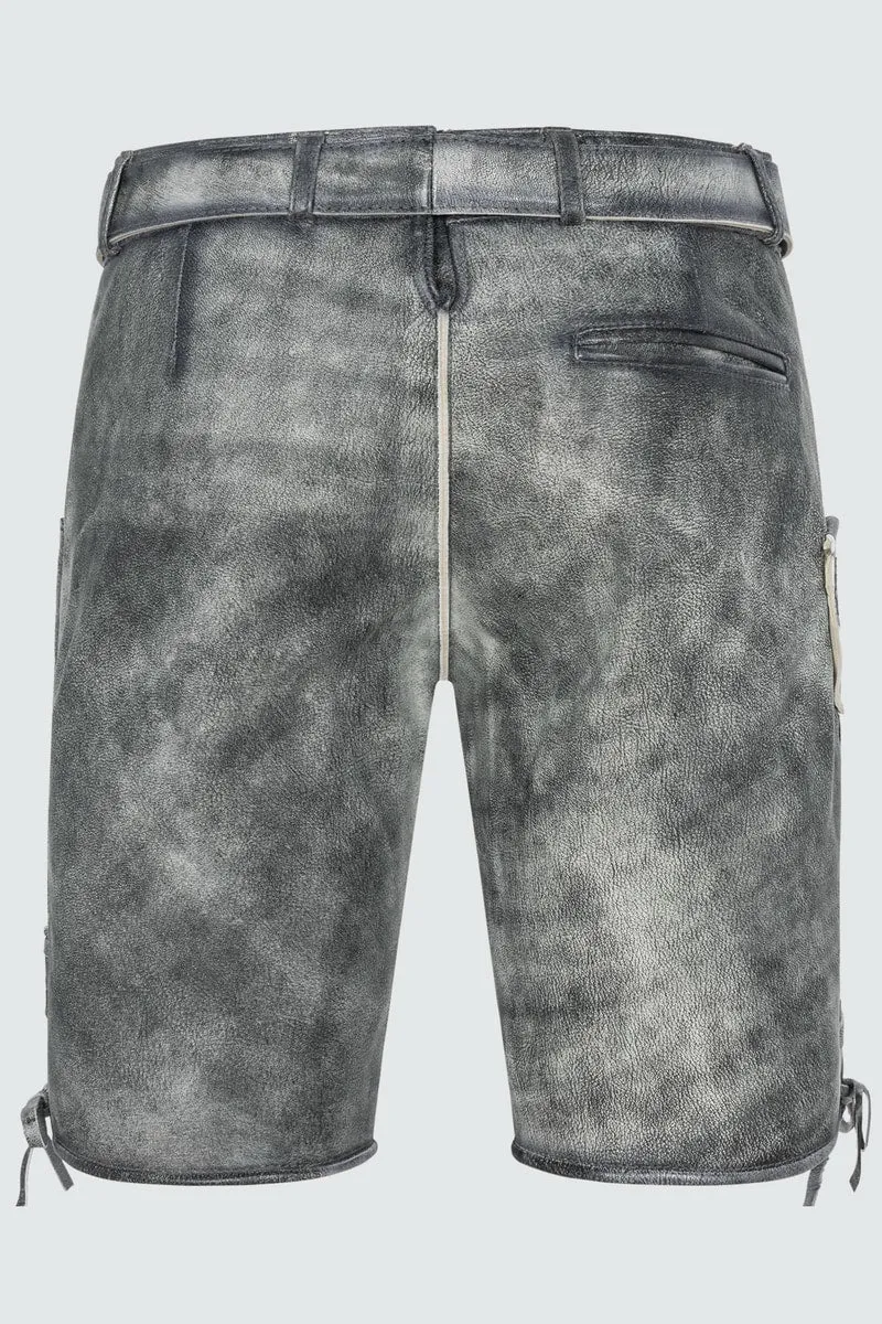 Kruger Men's Lederhosen "Okko" grey