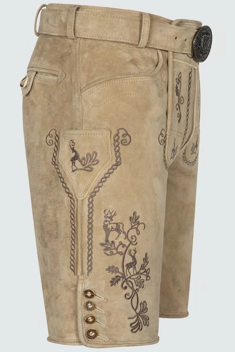 Kruger Men's Lederhosen "Milian" light brown