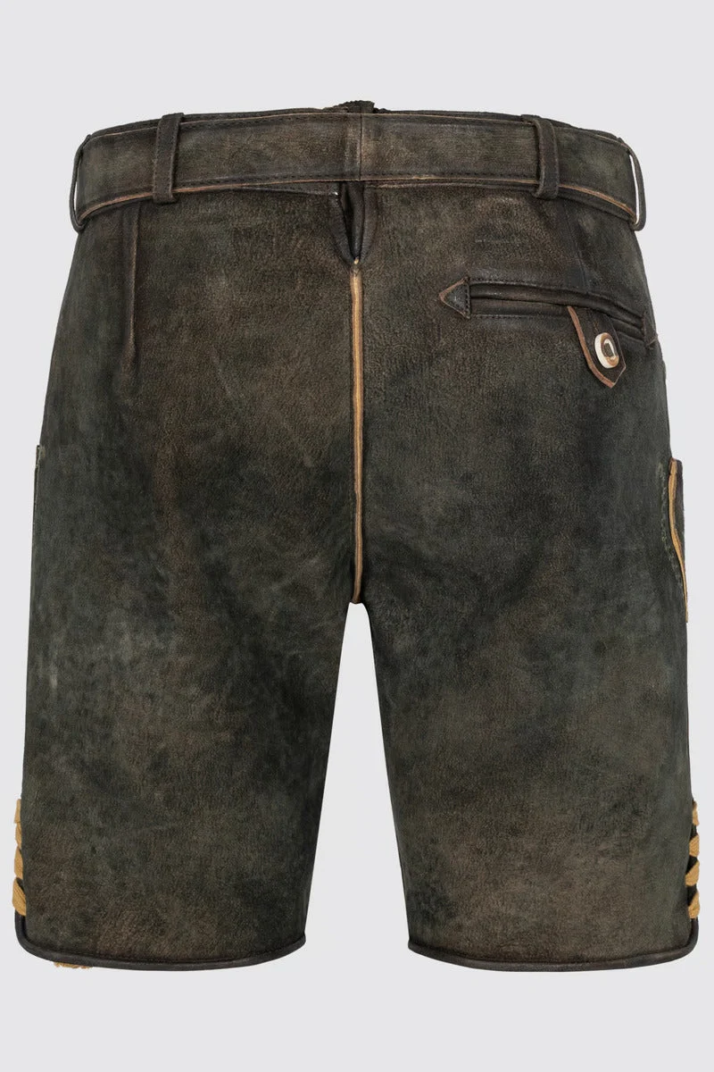 Kruger Men's Lederhosen "Charlie" with belt (56)