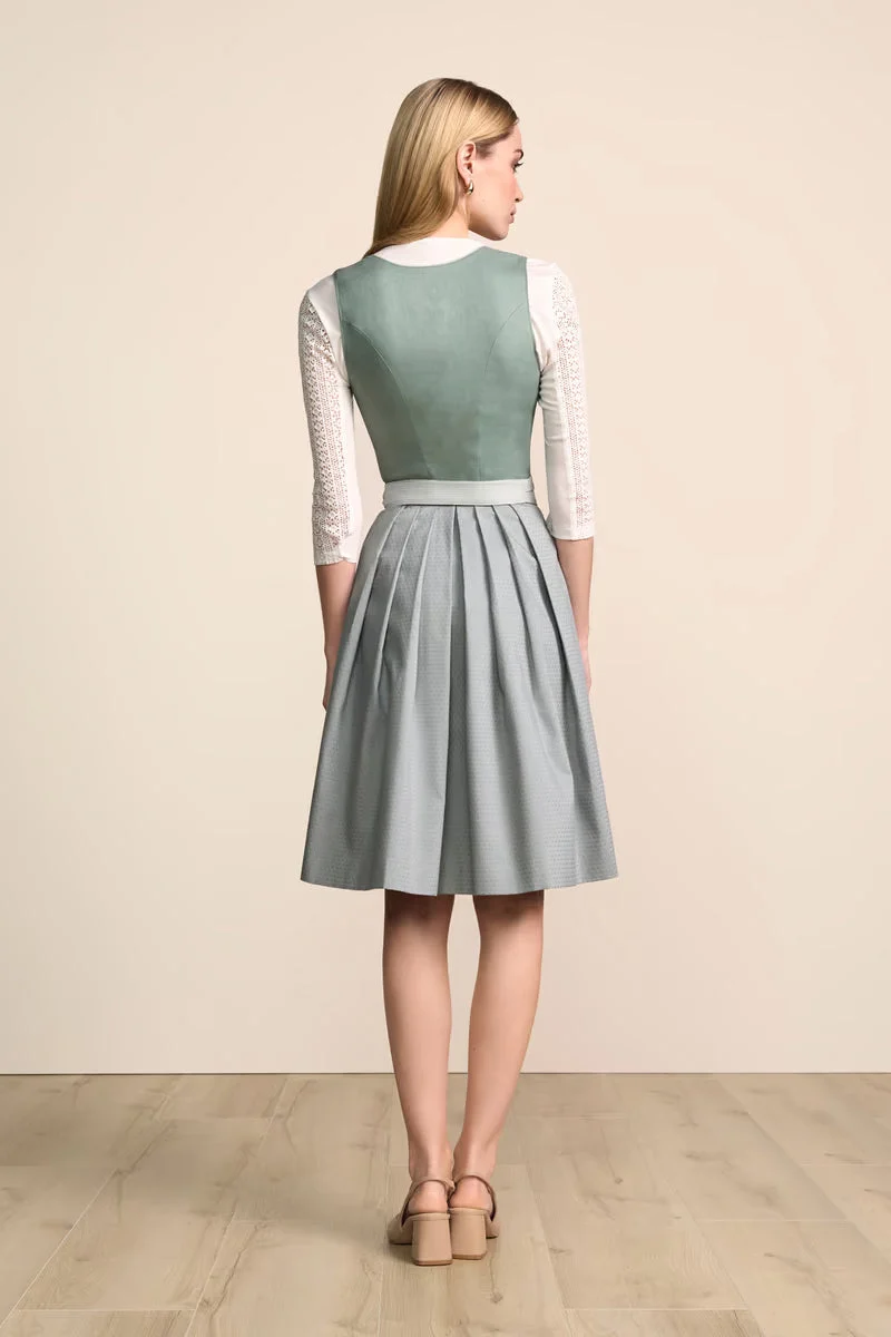 Kruger Virelia Midi Dirndl, Green — 60cm 2pc Set