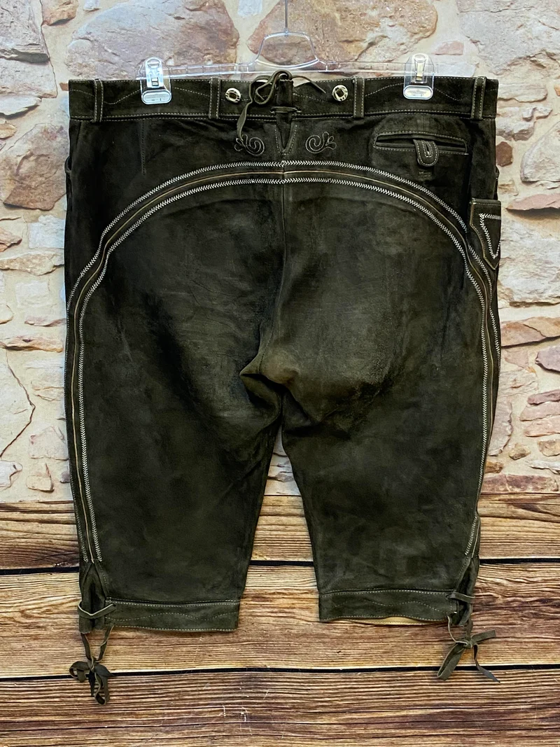 Stockerpoint Kniebund Lederhose Gr. 60 Braun